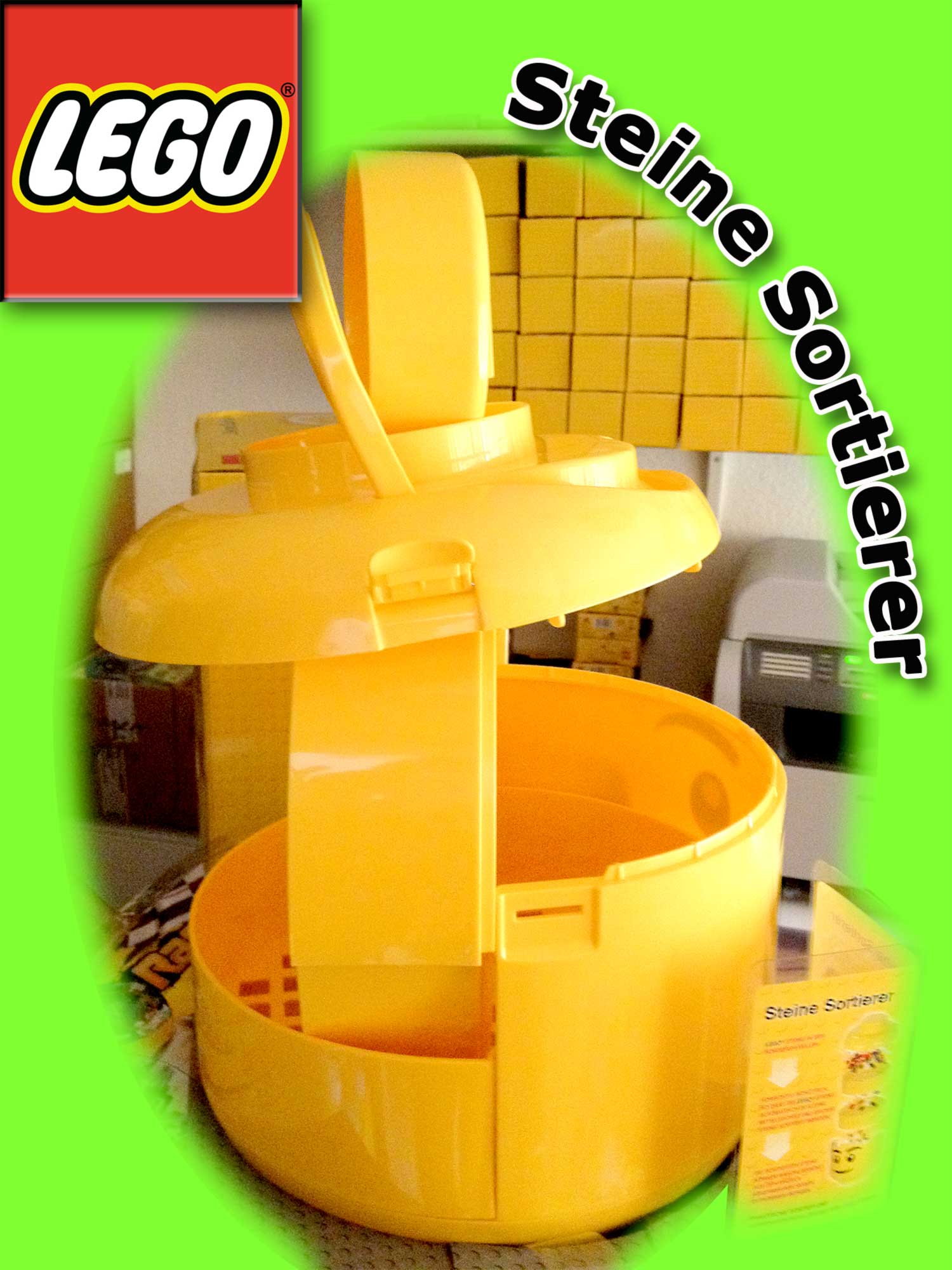 lego head storage box large
