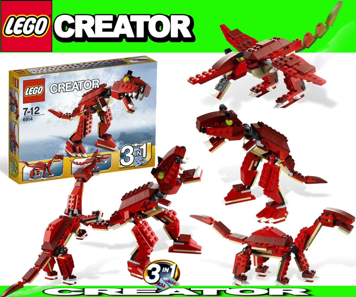 NEU LEGO 3in1 CREATOR DINO 6914 T Rex Prehistoric Hunters Dinosaurier misb  eBay
