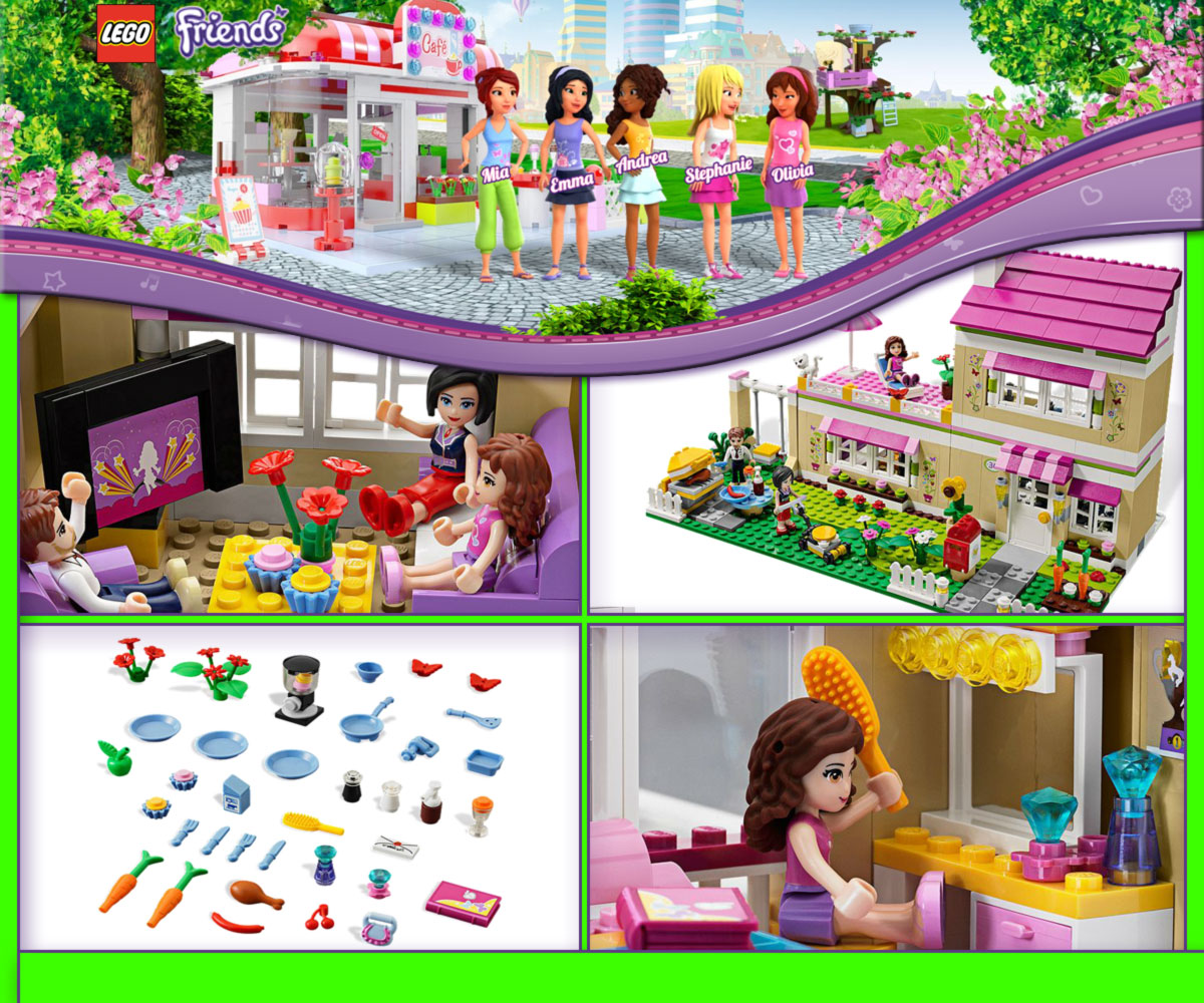 LEGO FRIENDS 3315 Olivia`s Traumhaus Dream House Olivias misb eBay