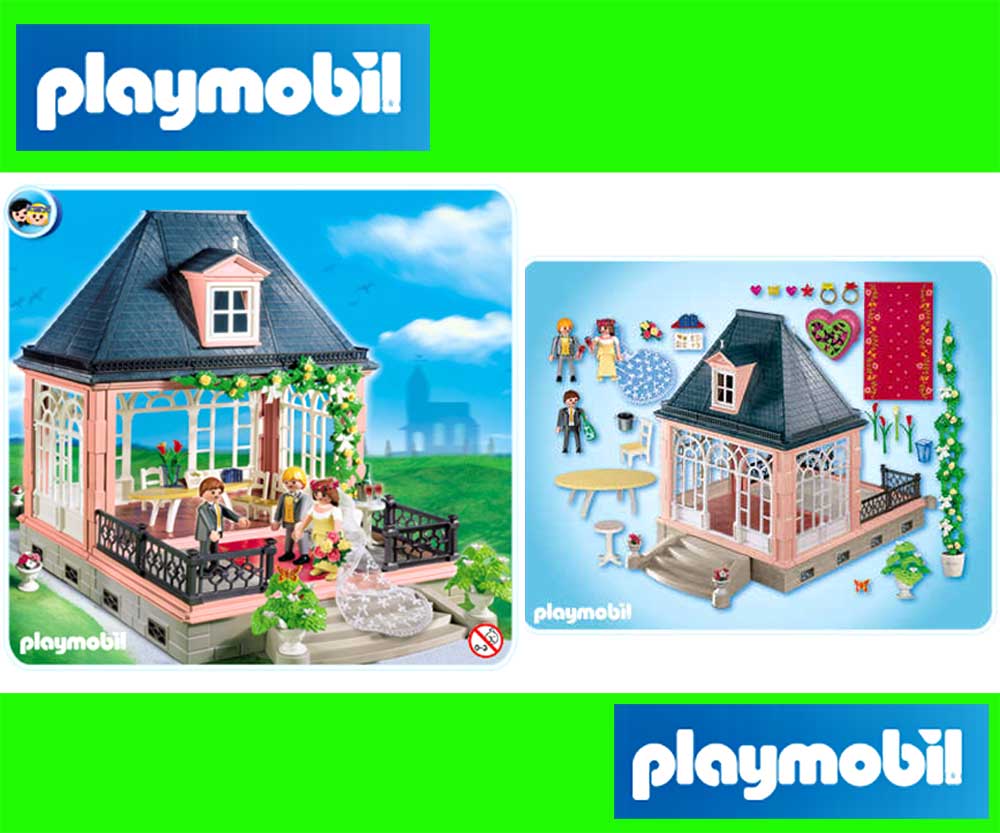Playmobil 4297 hochzeitspavillion & iglesia 4296 bodas ...