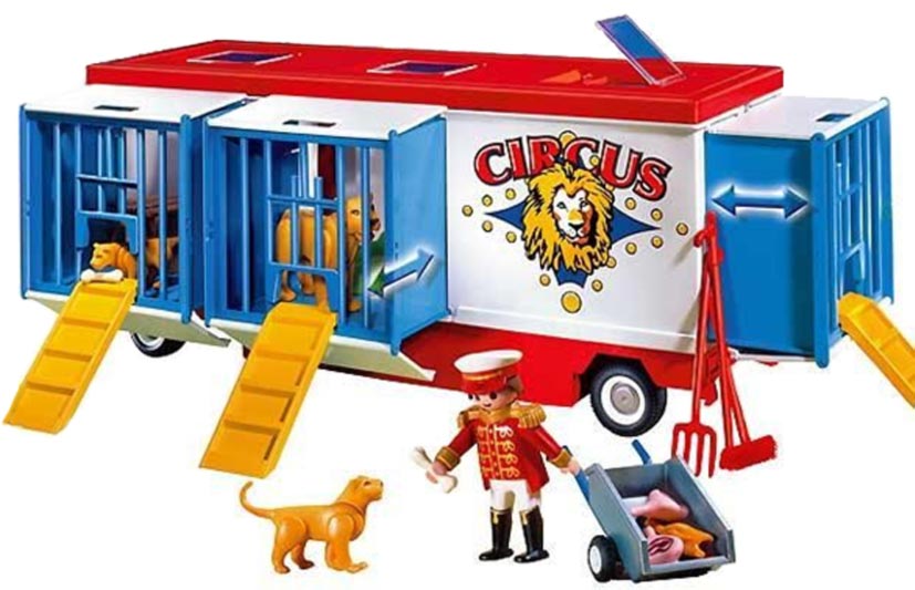 NEU PLAYMOBIL Zirkus 4232 Raubtierkäfigwagen Raubtierkäfig Anhänger