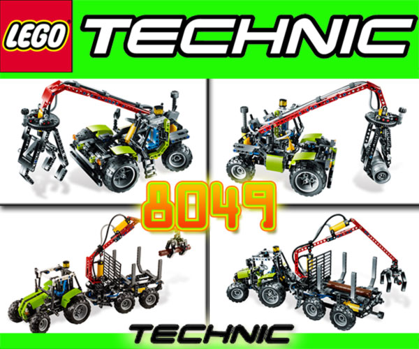 LEGO Technic SUPERPACK 4in1 Bulldozer 2x Traktor +MOTOR  